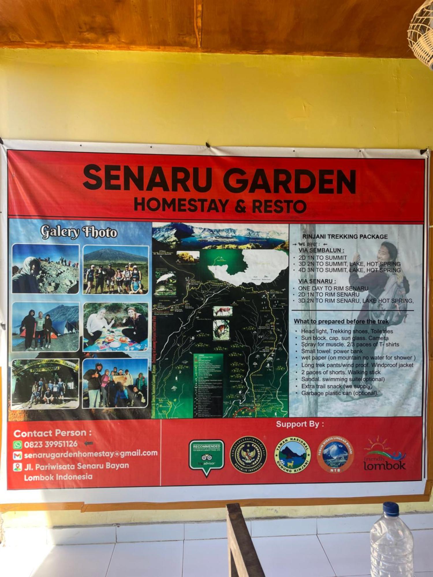 Senaru Garden Homestay Zewnętrze zdjęcie